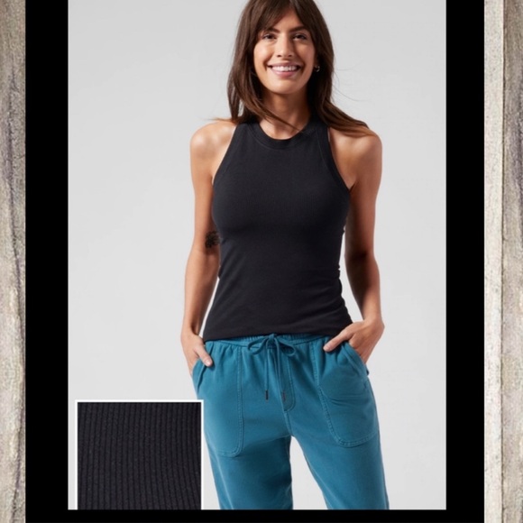 Athleta Renew Black Tank, Sz XL, EUC - Picture 9 of 12